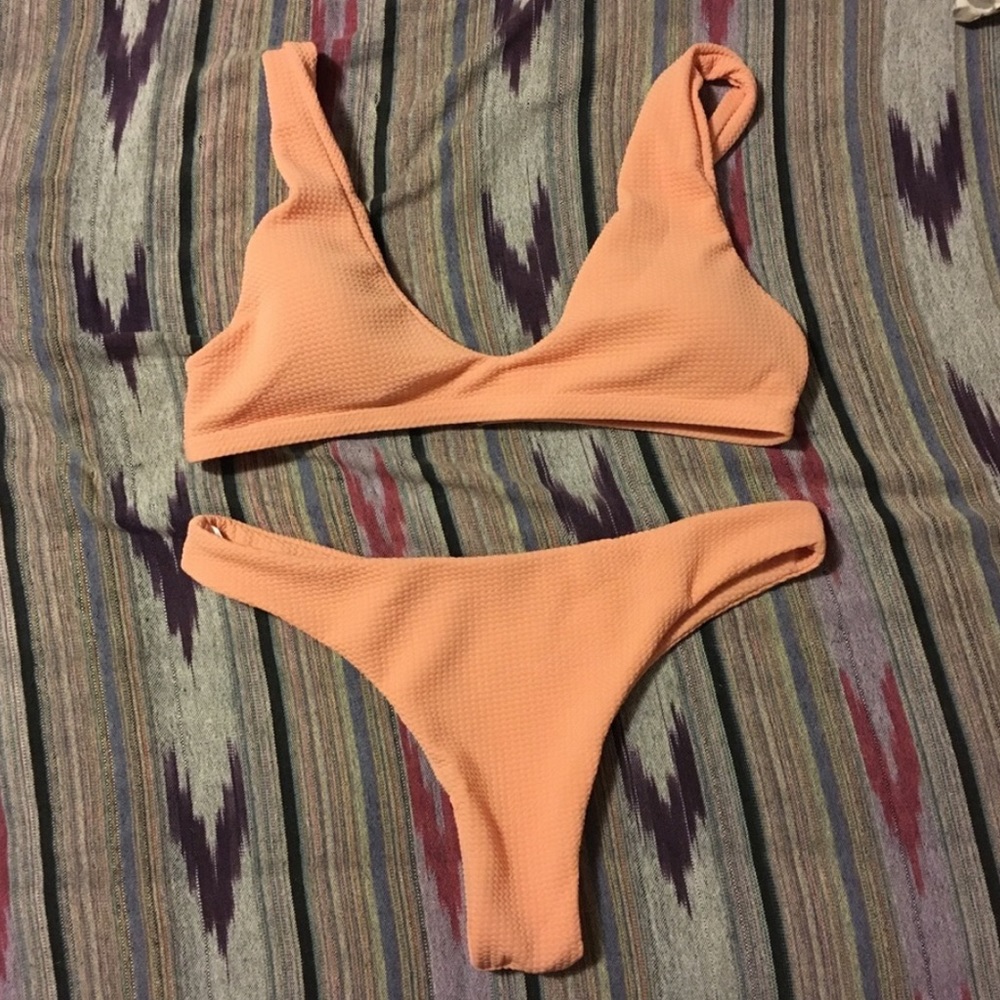 Salmon/Peach bikini
